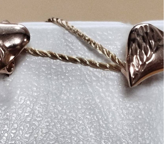 Сережки з жовтого золота